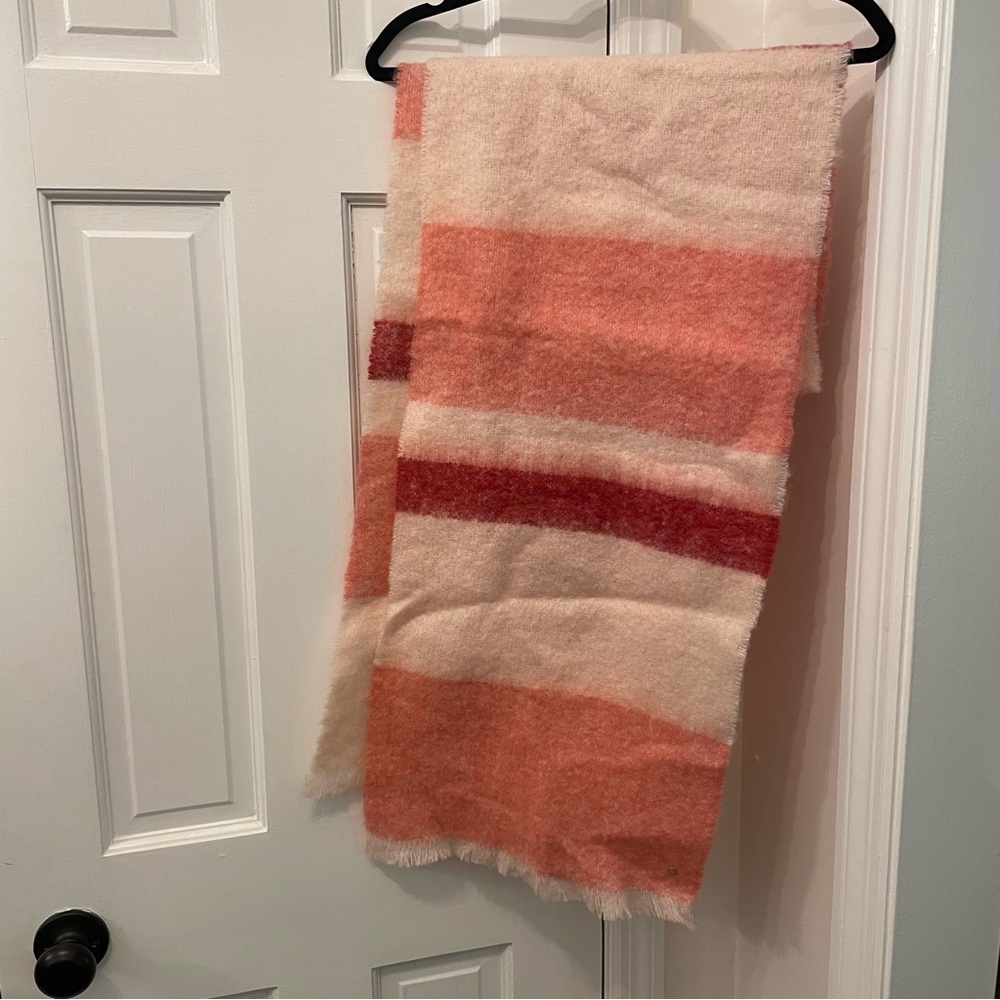 Kate Spade Pink Stripe Scarf